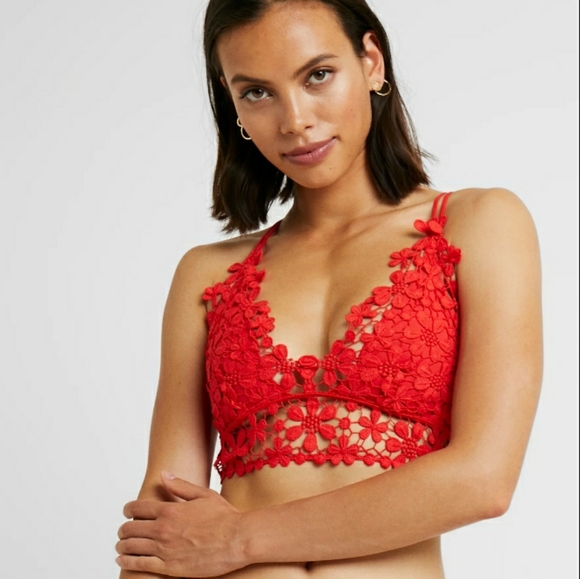 Free People Miss Dazie Crochet Lace Bralet… - Picture 5 of 16